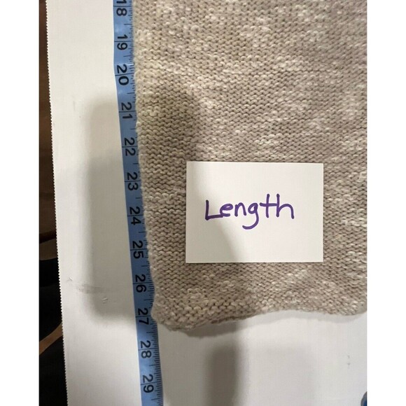 Leif Nelson Mens Knit Hoodie Beige XLarge Preppy City Boho Outdoor - Picture 8 of 12